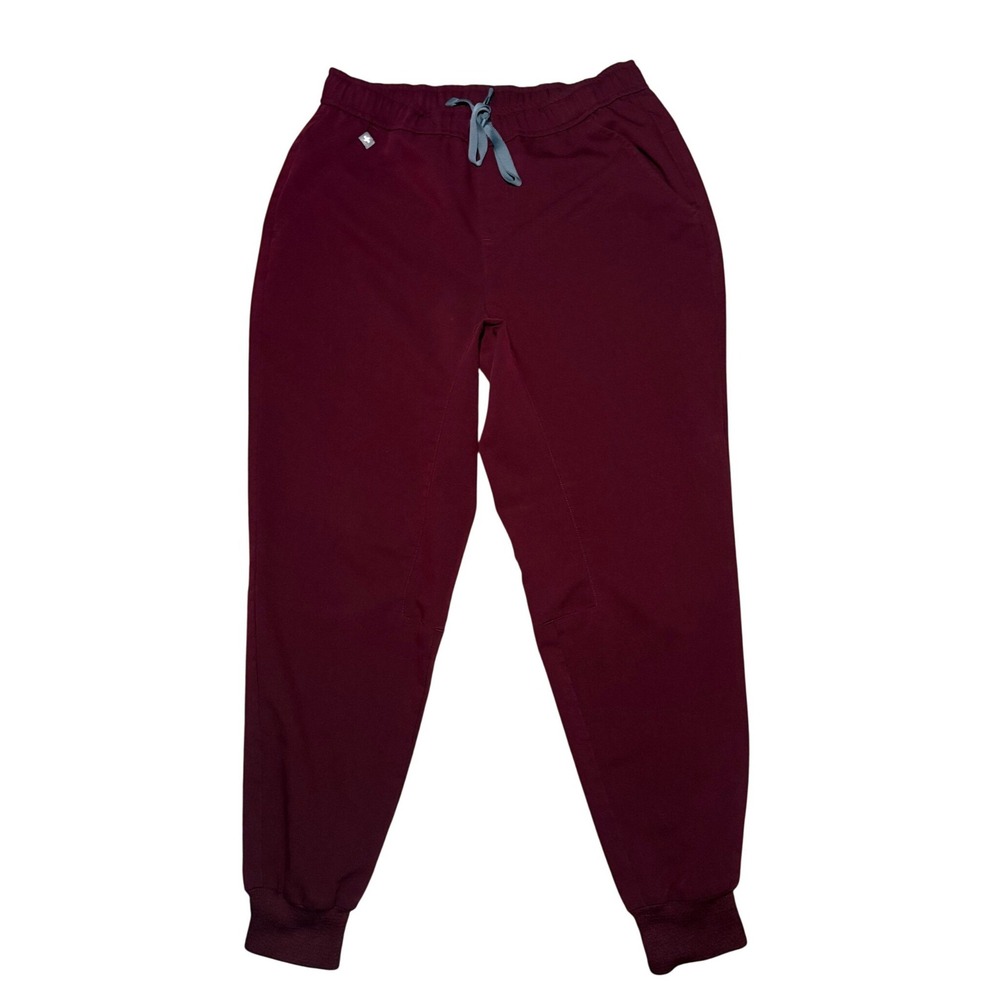 FIGS Tansen Burgundy Jogger Healthcare Scrub Pants Mens Size Small/Short